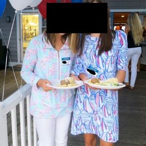 Lilly Pulitzer Marlowe Dress Red Right Return Small